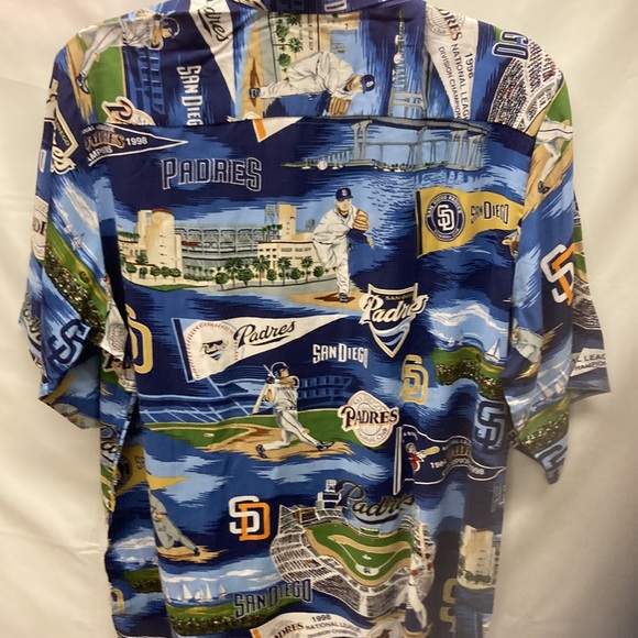 Rare Reyn Spooner Vintage Padres SD Shirt BRAND NEW Small #4218 - Picture 3 of 3